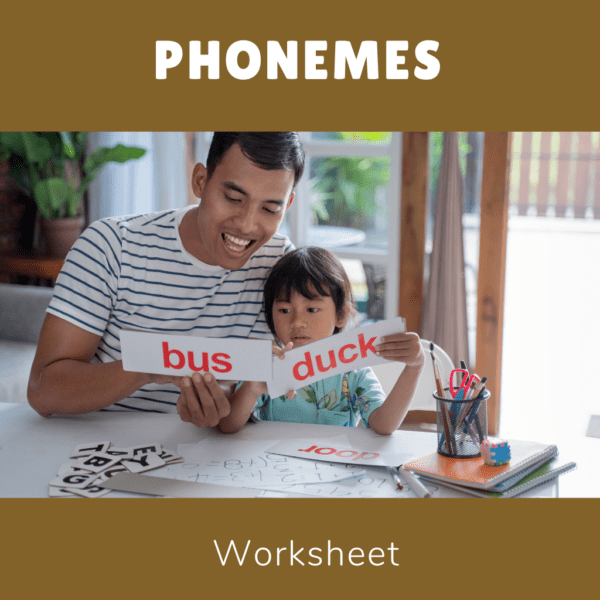 phoneme worksheet