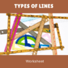 Types of lines worksheet