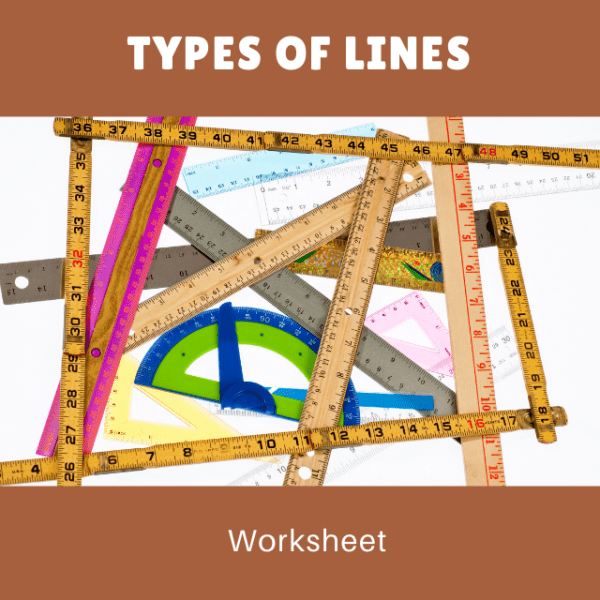 Types of lines worksheet