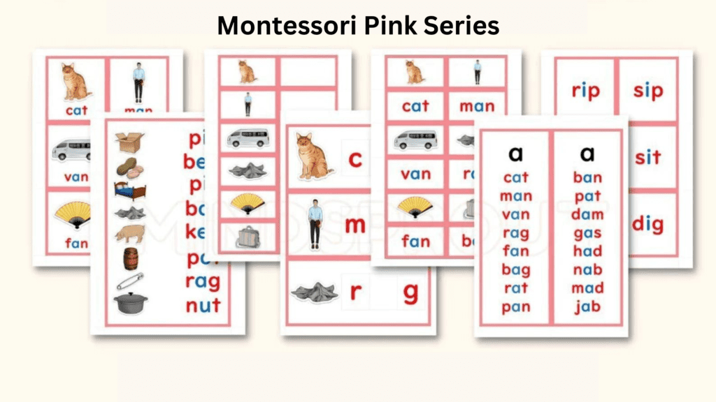 Montessori pink series